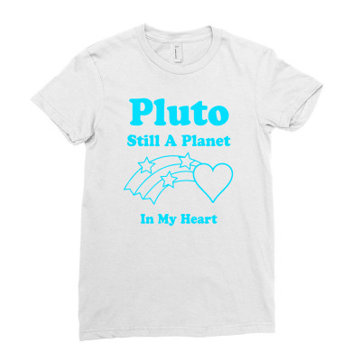 Pluto Still A Planet In My Heart Ladies Fitted T-shirt Designed By Icang Waluyo