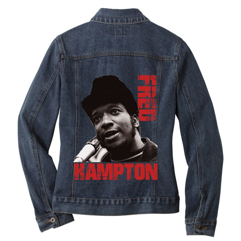 Funny Man Huey Newton Call Me Ladies Denim Jacket by Artist-Heliodoro | Artistshot