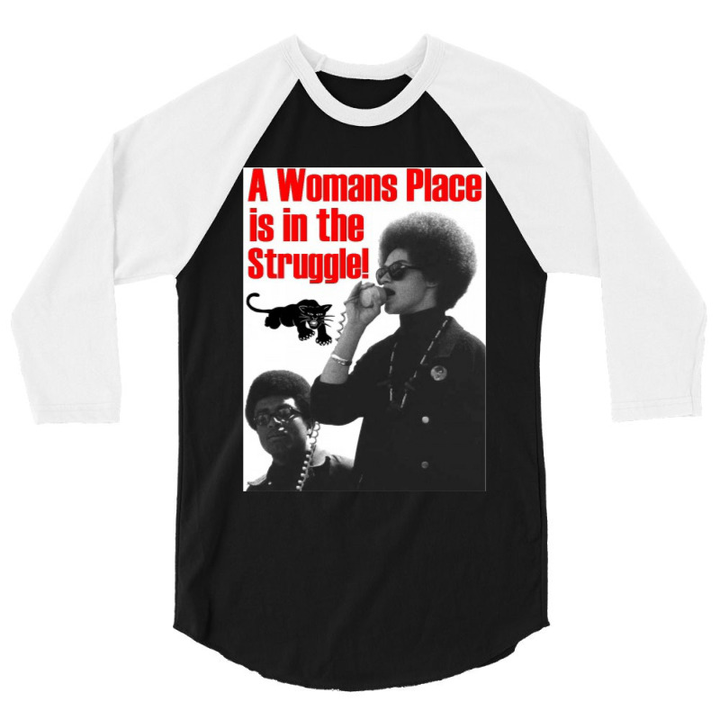 Funny Man Huey Newton For Men Women 3/4 Sleeve Shirt by Artist-Heliodoro | Artistshot