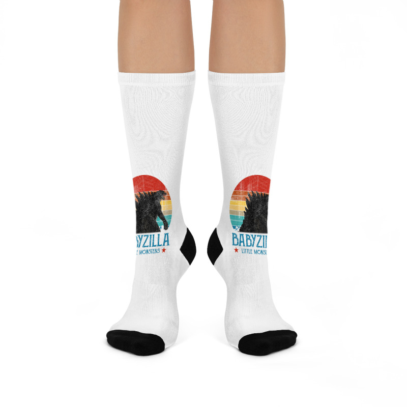 Personalised Matching Daddy And Me, Dadzilla Father Of The Monsters, F Crew Socks | Artistshot