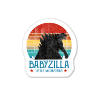 Personalised Matching Daddy And Me, Dadzilla Father Of The Monsters, F Sticker | Artistshot