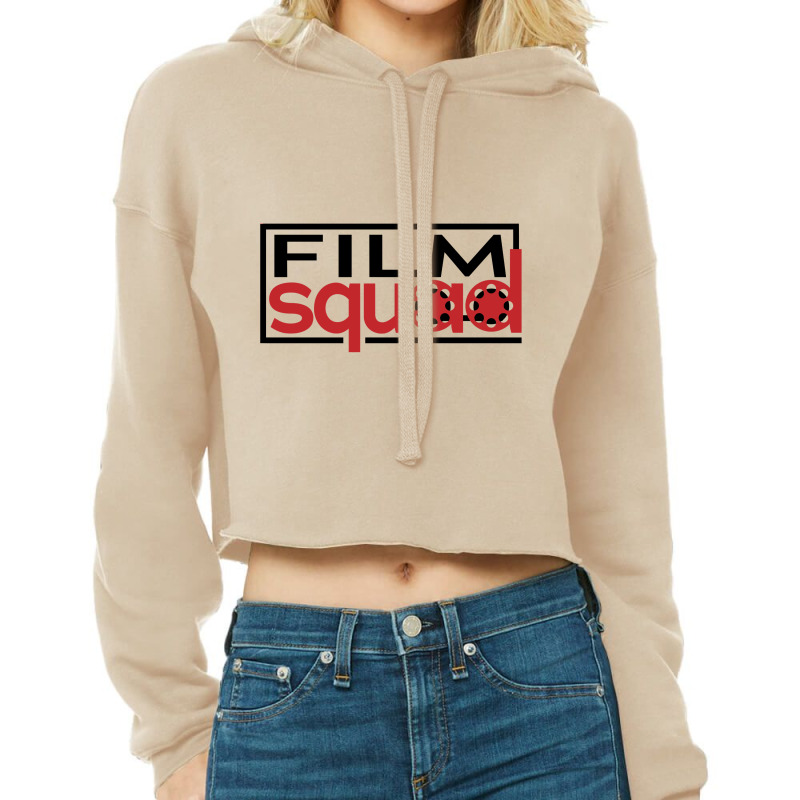 Film Squad Cropped Hoodie by naturemountainart | Artistshot