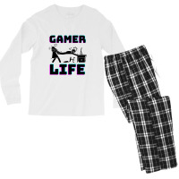 Gamer Life   Gamer Men's Long Sleeve Pajama Set | Artistshot