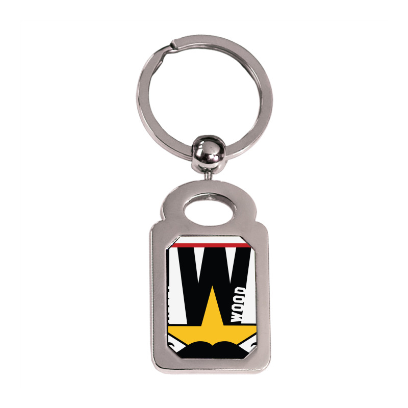 Hws    Hws Silver Rectangle Keychain | Artistshot