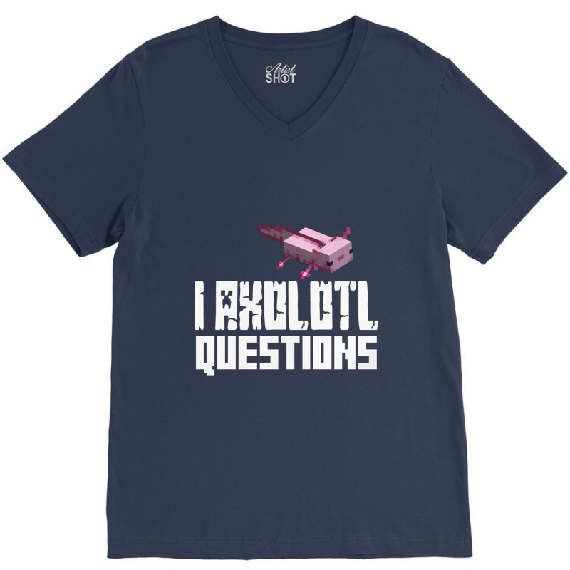 I  Questions   Mine Craft V-neck Tee | Artistshot