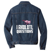 I  Questions   Mine Craft Men Denim Jacket | Artistshot