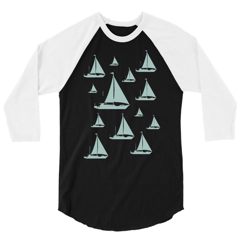 Sailing T  Shirt Sailing Sailboat T  Shirt 3/4 Sleeve Shirt | Artistshot