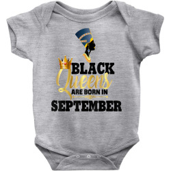 black queens born september birthday women nefertiti egypt t shirt Baby Bodysuit | Artistshot