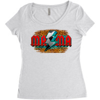 Soccer Lightning Bolt Mama Women's Triblend Scoop T-shirt | Artistshot