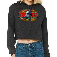 Soccer Lightning Bolt Mama Cropped Hoodie | Artistshot