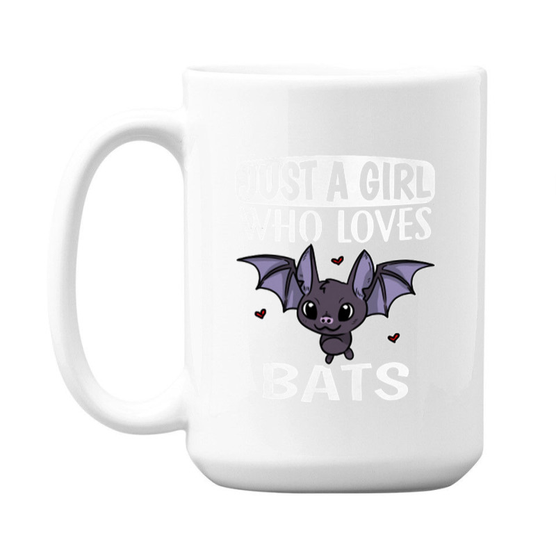 Just A Girl Who Loves Bats Cute Bat Costume 15 Oz Coffee Mug | Artistshot