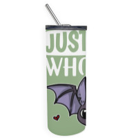 Just A Girl Who Loves Bats Cute Bat Costume Skinny Tumbler | Artistshot