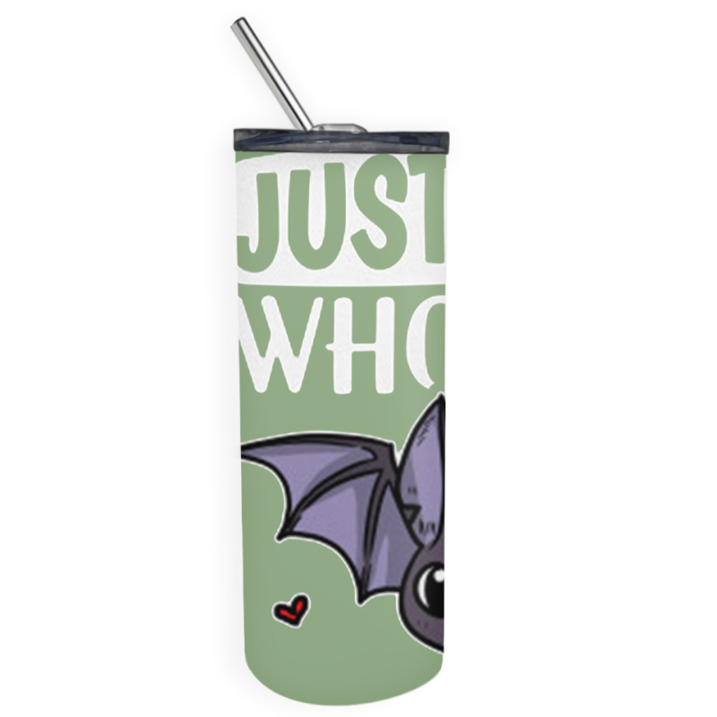 Just A Girl Who Loves Bats Cute Bat Costume Skinny Tumbler | Artistshot