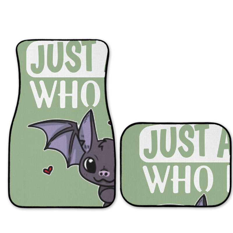 Just A Girl Who Loves Bats Cute Bat Costume Full Set Car Mats | Artistshot