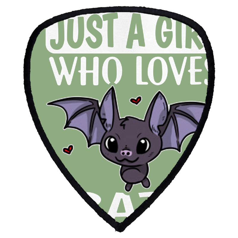 Just A Girl Who Loves Bats Cute Bat Costume Shield S Patch | Artistshot