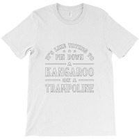 Kangaroo On A Trampoline Gymnast Trampolining T-shirt | Artistshot