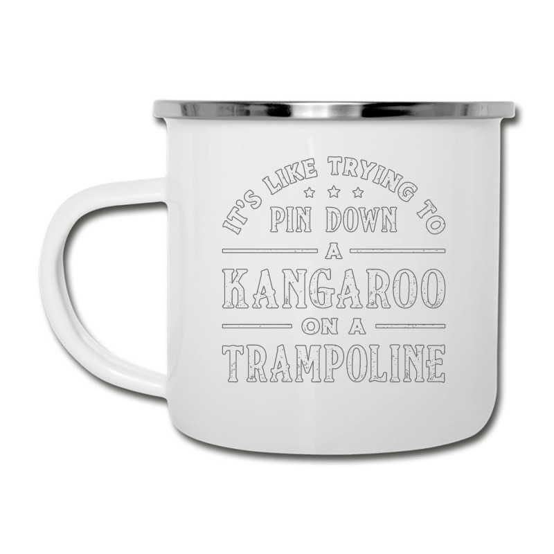 Kangaroo On A Trampoline Gymnast Trampolining Camper Cup | Artistshot