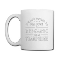 Kangaroo On A Trampoline Gymnast Trampolining Coffee Mug | Artistshot