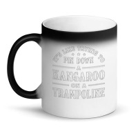 Kangaroo On A Trampoline Gymnast Trampolining Magic Mug | Artistshot