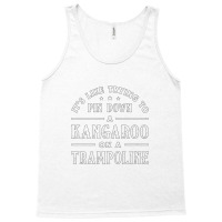 Kangaroo On A Trampoline Gymnast Trampolining Tank Top | Artistshot