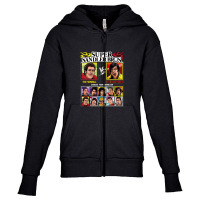 Super Fighting Game Youth Zipper Hoodie | Artistshot