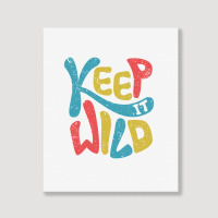 Keep It Wild Kids   Kids Funny Portrait Canvas Print | Artistshot