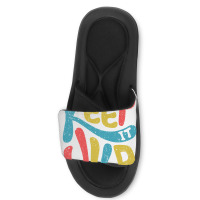 Keep It Wild Kids   Kids Funny Slide Sandal | Artistshot