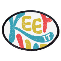 Keep It Wild Kids   Kids Funny Oval Patch | Artistshot