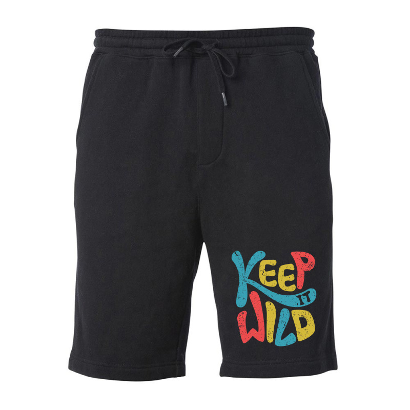 Keep It Wild Kids   Kids Funny Fleece Short | Artistshot