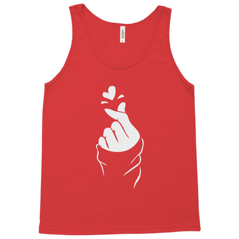 Korean Finger Heart   Love Tank Top | Artistshot