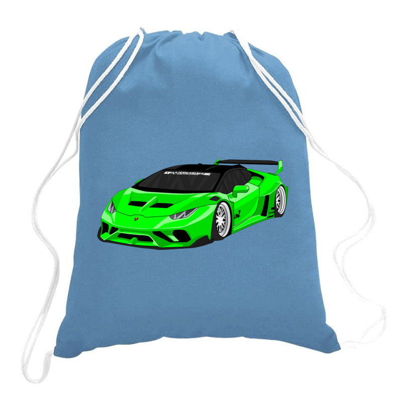 Huracan Lime    Huracan Drawstring Bags | Artistshot