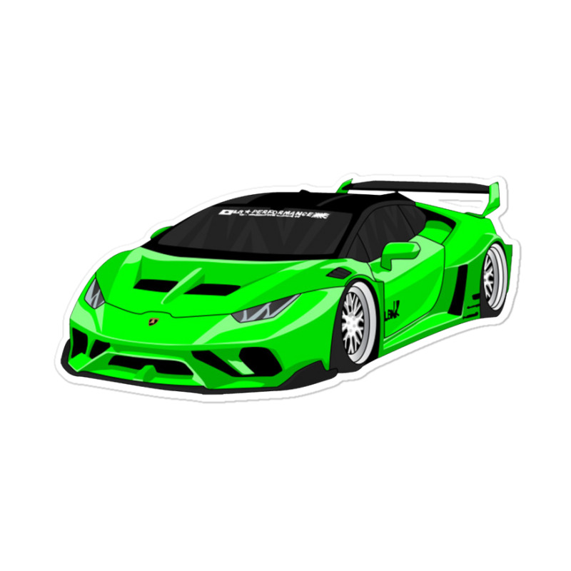 Huracan Lime    Huracan Sticker | Artistshot