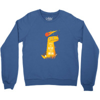 Less Than Ideal   Dinosaur Crewneck Sweatshirt | Artistshot