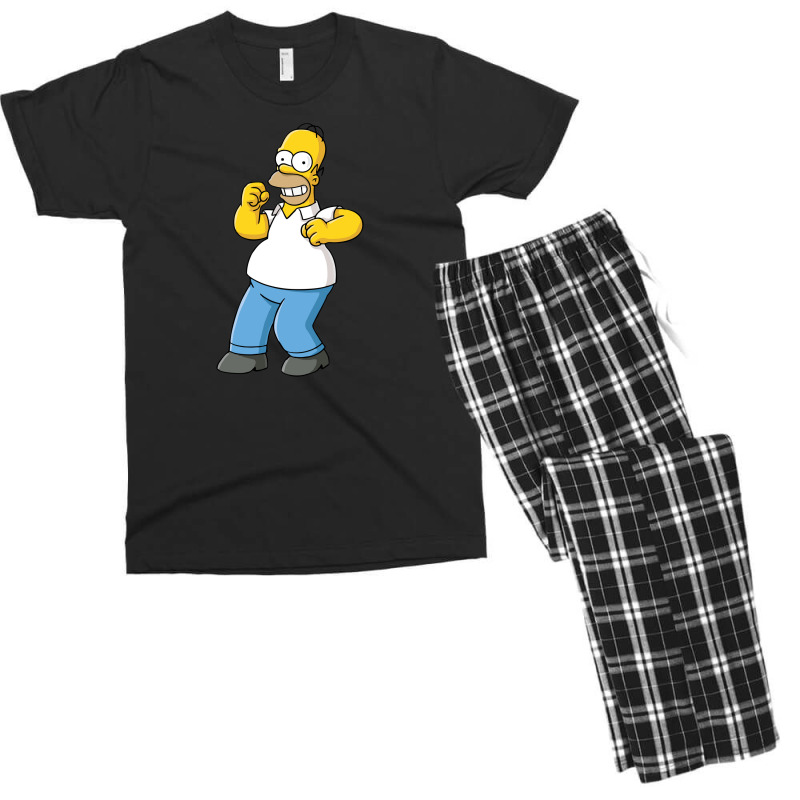 Homer Simpson Men's T-shirt Pajama Set | Artistshot