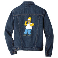 Homer Simpson Men Denim Jacket | Artistshot