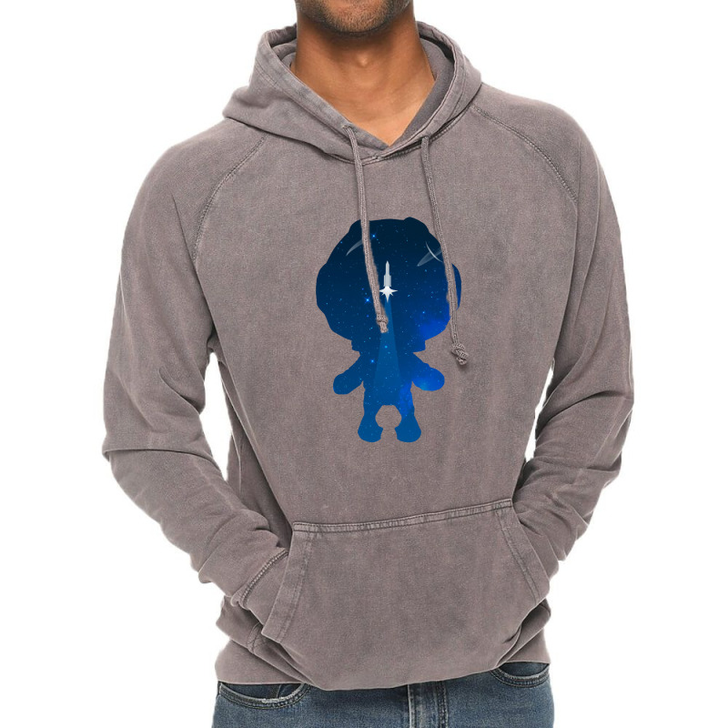 Little Astronaut   Spac  Program Vintage Hoodie | Artistshot