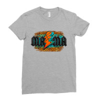 Basketball Lightning Bolt Mama Ladies Fitted T-shirt | Artistshot