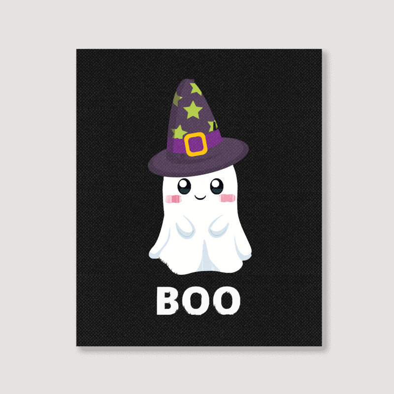 Cute Ghost Halloween T  Shirt Cute Halloween Ghost T  Shirt Portrait Canvas Print | Artistshot