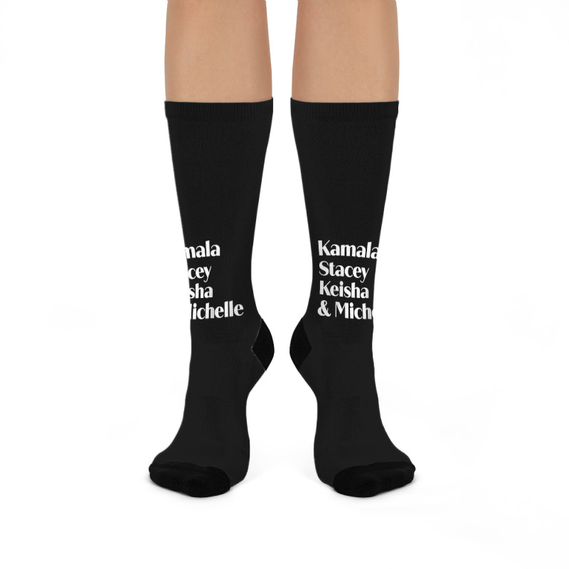 Kamala Stacey Keisha & Michelle Strong Woman Empowerment Raglan Baseba Crew Socks | Artistshot