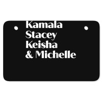 Kamala Stacey Keisha & Michelle Strong Woman Empowerment Raglan Baseba Atv License Plate | Artistshot