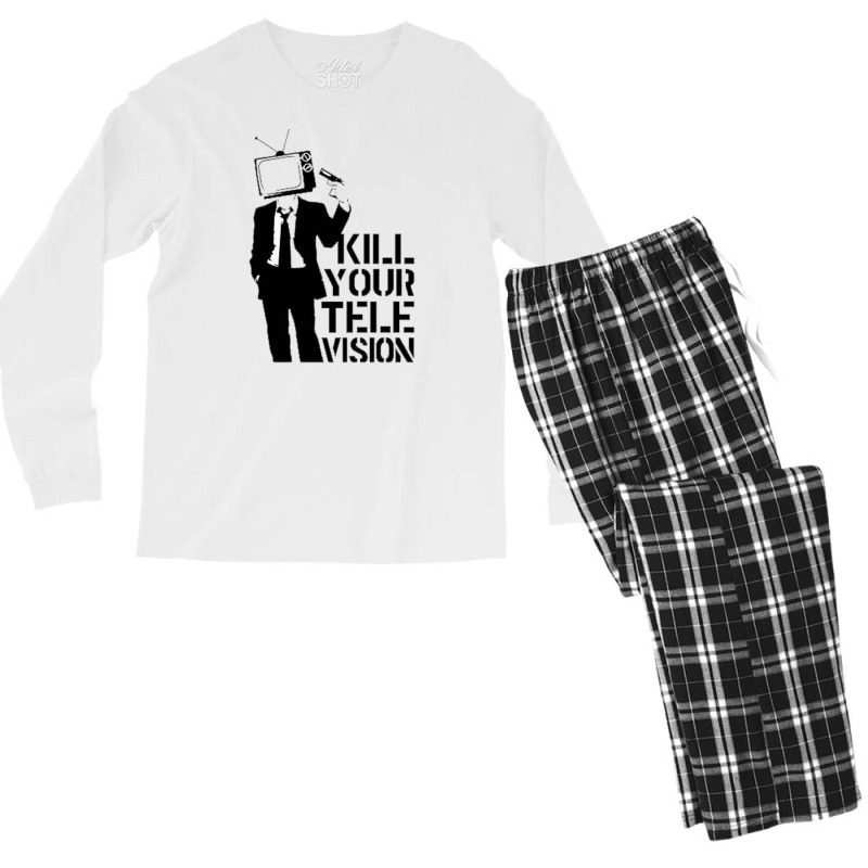 Kill Tv Men's Long Sleeve Pajama Set by Rutcn | Artistshot