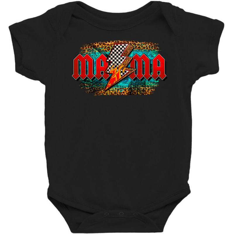 Race Lightning Bolt Mama Baby Bodysuit by HRA Design Shop | Artistshot