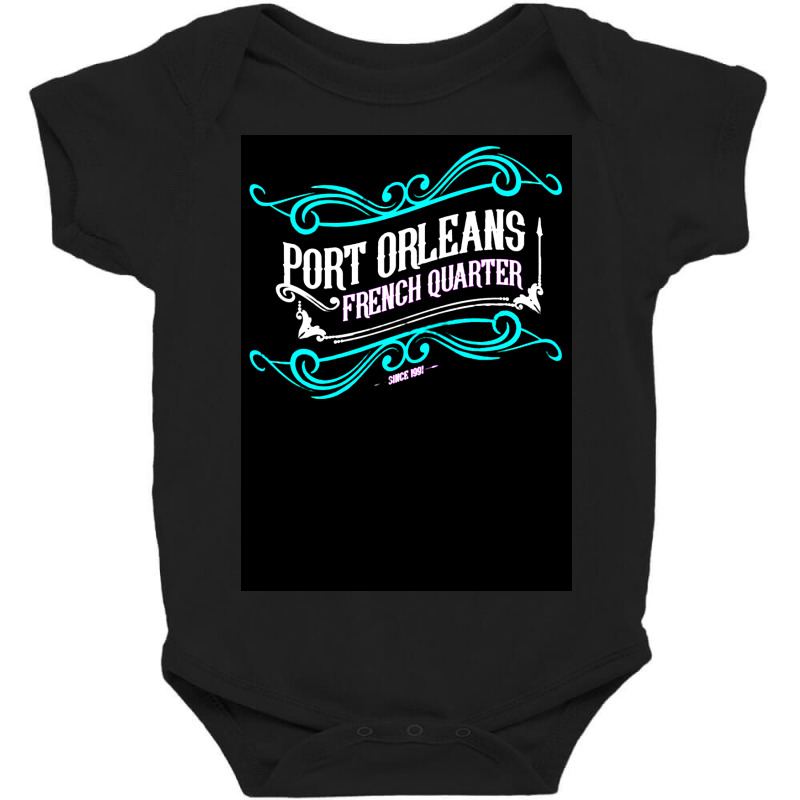 Port Orleans French Quarter1 Baby Bodysuit | Artistshot