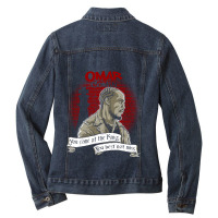 Day Gift Alex Jones Gifts Women Ladies Denim Jacket | Artistshot