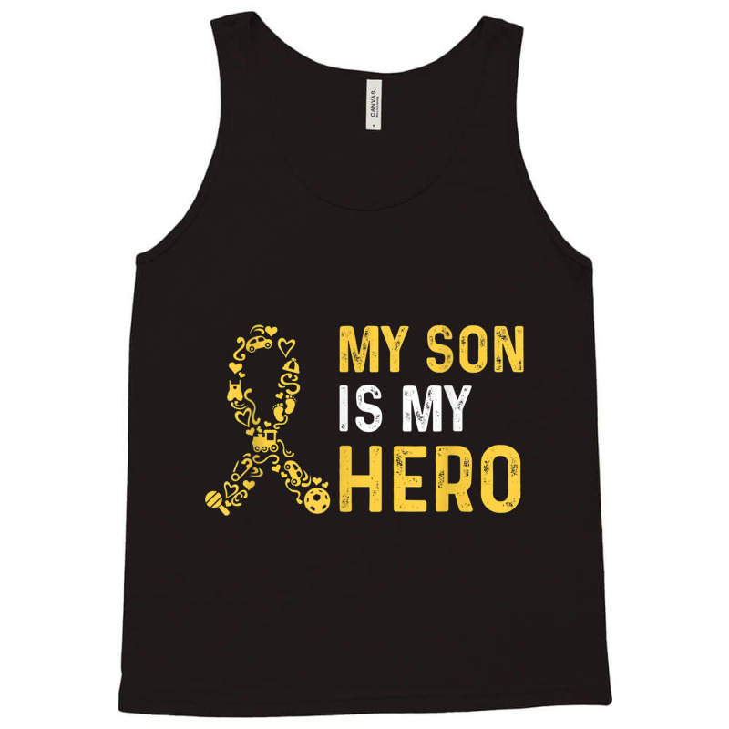 Childhood Cancer Awareness Quote For A Mom Of A Warrior Tank Top | Artistshot