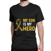 Childhood Cancer Awareness Quote For A Mom Of A Warrior Classic T-shirt | Artistshot