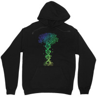 Dna Tree T  Shirt D N A Tree Of Life Genetics Colorful Biology Science Unisex Hoodie | Artistshot