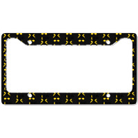 Childhood Cancer  Awareness Mom Of A Warrior Messy Bun License Plate Frame | Artistshot