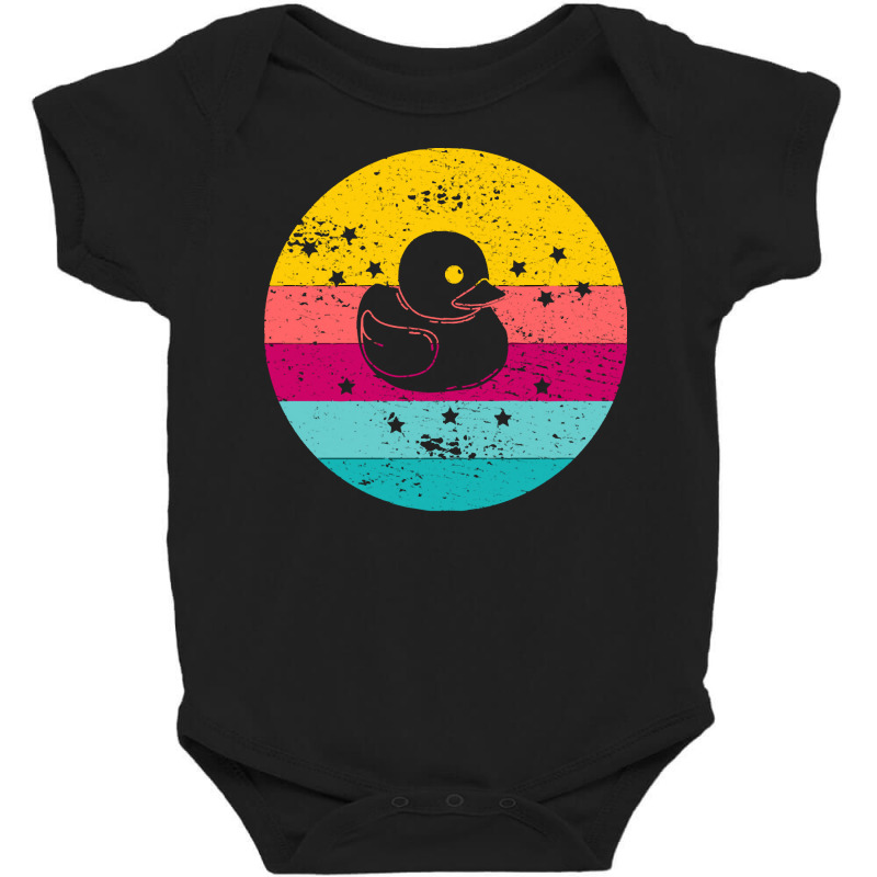 Duck T  Shirt Bath Duck Retro T  Shirt Baby Bodysuit by forgetfulexisting | Artistshot