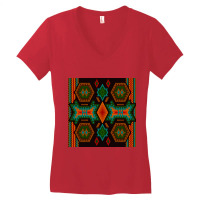 Mexican Wall Art. Latin American Pattern. Latin American Digital Art. Women's V-neck T-shirt | Artistshot